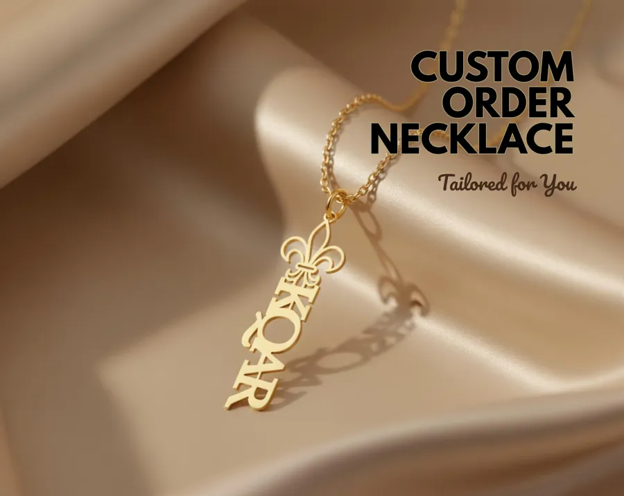 Custom Necklace Made to Order in 925 Sterling Silver