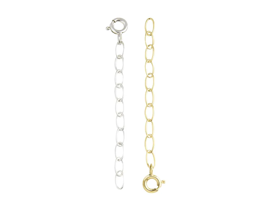 Necklace Chain Extender in Gold, Silver or Rose Gold